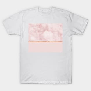 Silvec rosa on rose gold blush T-Shirt